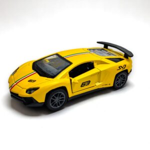 Lamborghini Die-Cast Pull-Back (Yellow)