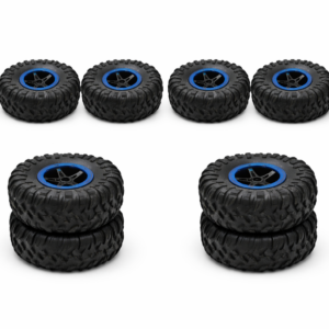 The Flyers Bay Remote Controlled Rock Crawler RC Monster Truck, Four Wheel Drive, 1: 18 Scale 2.4 GHz multicolor ( 4 WHEELS PARTS))