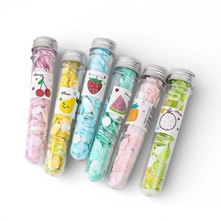Fiddlys Travel Paper Soap Sheets 6Pcs | Portable Hand Wash Mini Pocket Soap Strips | Disposable Paper Soap with Tube Case | product photo