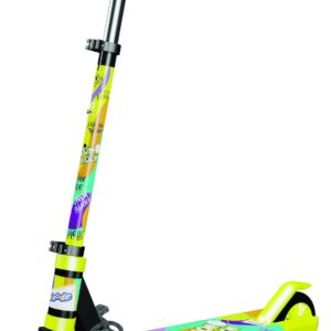 PowerPlay Outdoor Sports Vroom 2 Wheel Kick Adventure Scooter for Kids Boys Girls Yellow (Yellow)