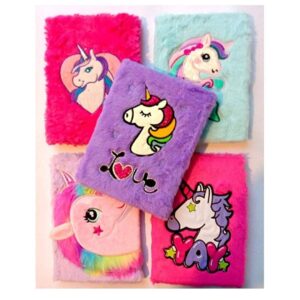 Fiddlys Feather Unicorn Diary,Multicolor