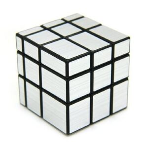 The Flyers Bay Kid Qiyi 3X3 Silver Mirror Speed Professional Cube