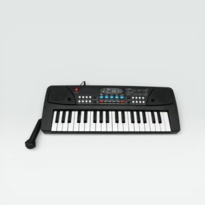 The Flyers Bay Kids Piano Keyboard with Mic – 37 Keys Musical Toy, 8 Rhythms, 8 Tones, Recording & Demo Songs, Portable Electronic Keyboard for Kids Age 2–5 Years Boys & Girls