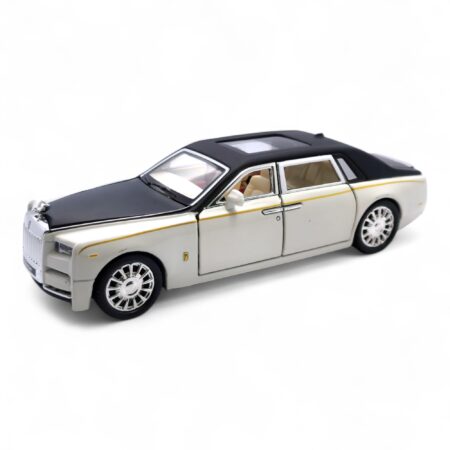 The Flyers Bay 1:32 Scale DieCast Metal Pull-Back Action Openable Doors Premium Rolls-Royce Car Toy for Kids Realistic product photo