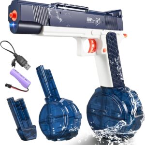 Electric Water Gun Toy for Kids - Large Rechargeable Water Blaster