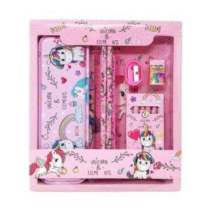 Fiddlys Unicorn School Essential Sets for Kids Boys & Girls (School Set)