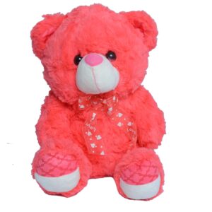 Fiddlys Huggable Soft Toy/Stuff Toy (Teddy Bears) - 30 cm (RED)
