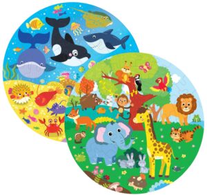Fiddlys Creative Wooden Jigsaw Puzzle for Kids | 66 Pieces Educational Single Layer Puzzle | Fun & Learning Toy for Children product photo